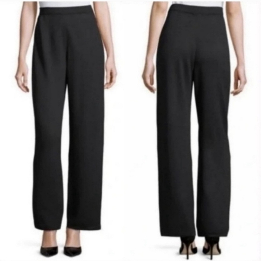 St. John Santana Knit Basics Pull On Elastic Waist with Pockets Pants Size 6
